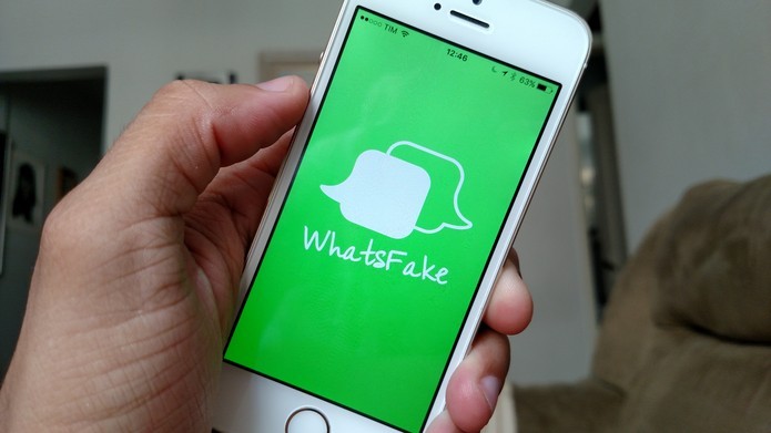 App WhatsFake permite criar conversas falsas para o WhatsApp (Foto: Reprodução/Lucas Mendes)