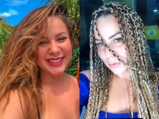 Antes e depois de Maria Claudia  (Foto: Reprodução/Instagram)