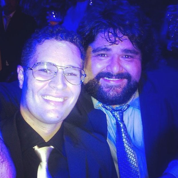 Pedro Leonardo e o cantor sertanejo Fabiano (Foto: Reprodução/Instagram)