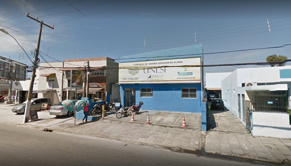 Condenação da Funeso, localizada em Olinda, foi feita pela Justiça Federal de Pernambuco (Foto: Reprodução/Google Stret View)