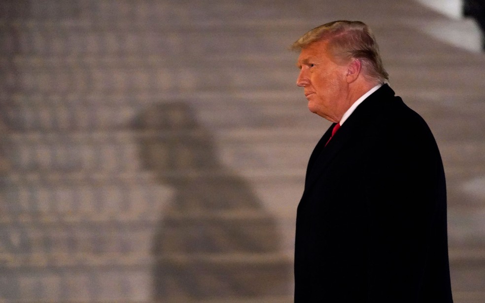 O presidente dos EUA, Donald Trump — Foto: Gerald Herbert/AP Photo
