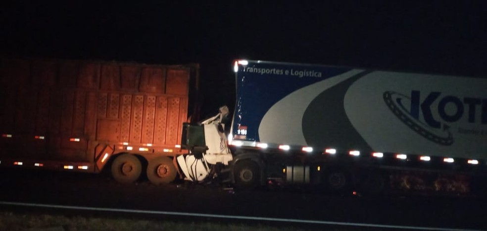 Caminhoneiro morre após acidente na SP-330 em Santa Rita do Passa Quatro. — Foto: Reprodução/Redes Sociais
