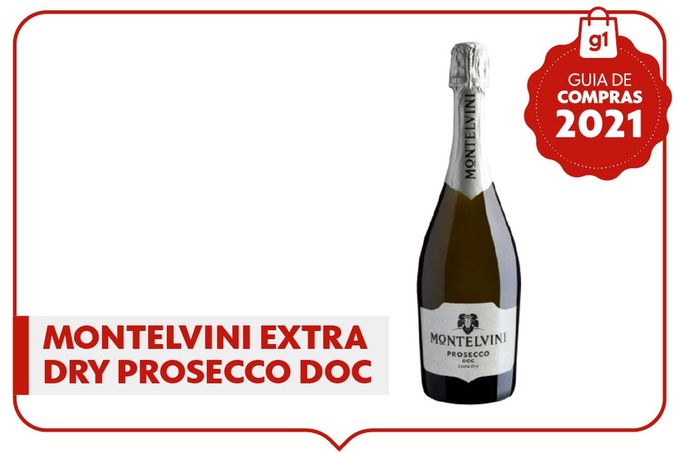 Espumante Montelvini Extra Dry Prosecco DOC  — Foto: g1