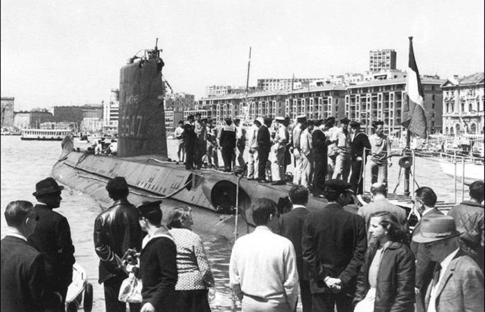  Com 52 tripulantes, o submarino francês La Minverve sumiu em 1968 (Foto: AFP)