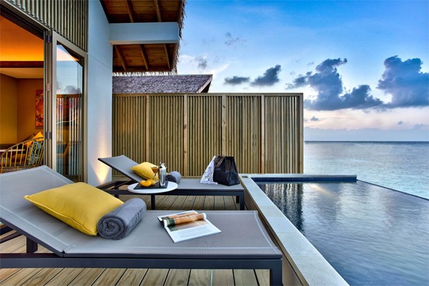 Maiara e Fernando curtem Maldivas em resort de luxo com diárias de até R$ 29 mil (Foto: Reprodução / Hard Rock Maldives)