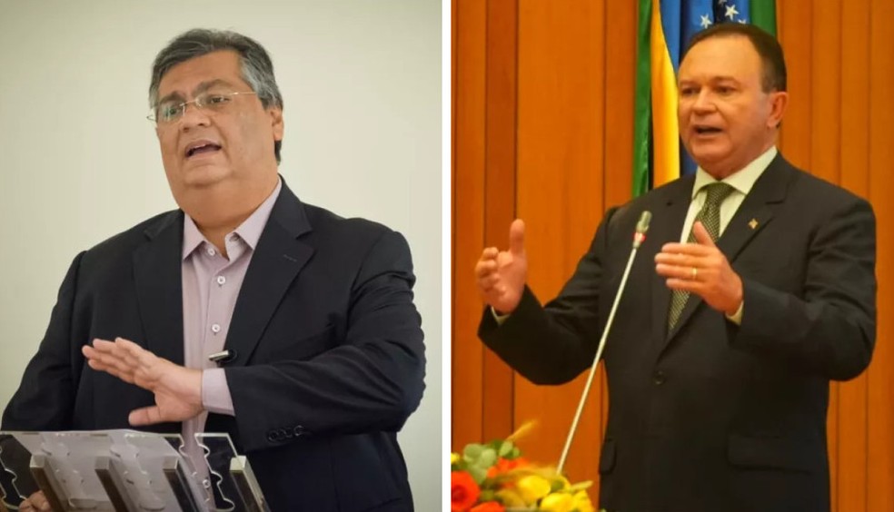 Flávio Dino e Carlos Brandão — Foto: Montagem/g1 MA