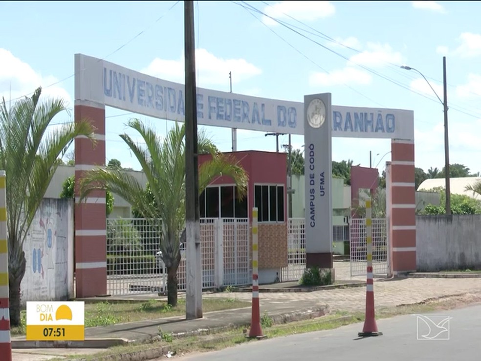 Sete casos de Covid-19 foram confirmados no campus da UFMA de Codó — Foto: Reprodução/TV Mirante