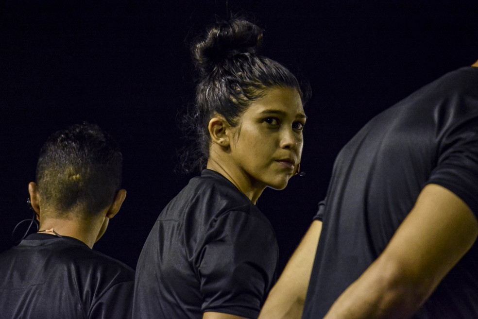 Ruthyanna Camila durante Botafogo-PB x Auto Esporte-PB, pelo Campeonato Paraibano 2023 — Foto: Ismar Foto / Diventare Press