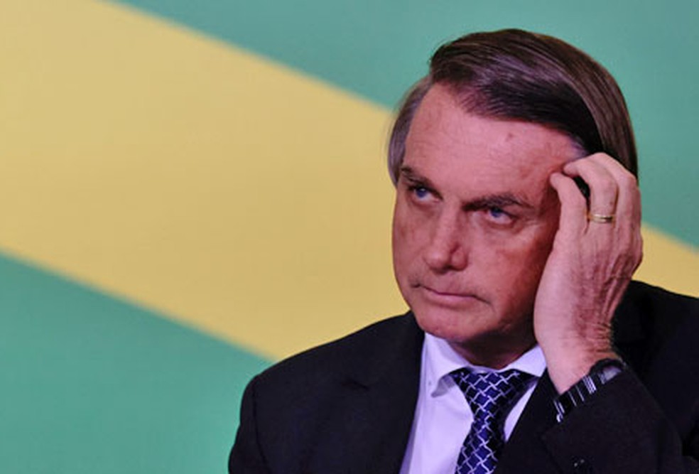 O presidente Jair Bolsonaro durante evento no Palácio do Planalto em novembro de 2021 — Foto: Ueslei Marcelino/Reuters
