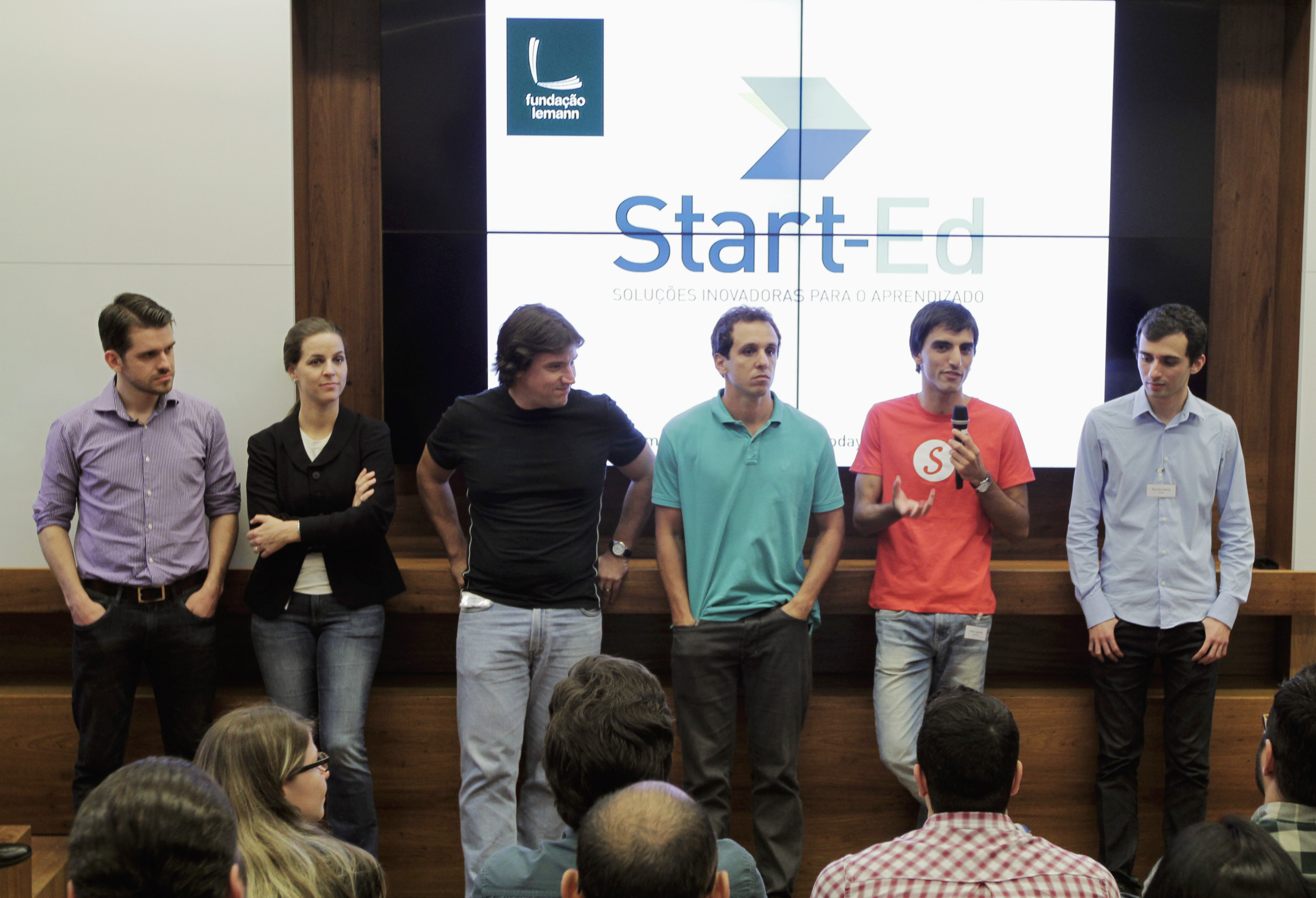 Empreendedores apoiados pelo Start-Ed apresentam suas ideias em SP (Foto: Divulgação/Rodrigo M. Morales)