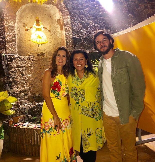 Fátima Bernardes, Regina Casé e Túlio Gardelha (Foto: Reprodução/Instagram)