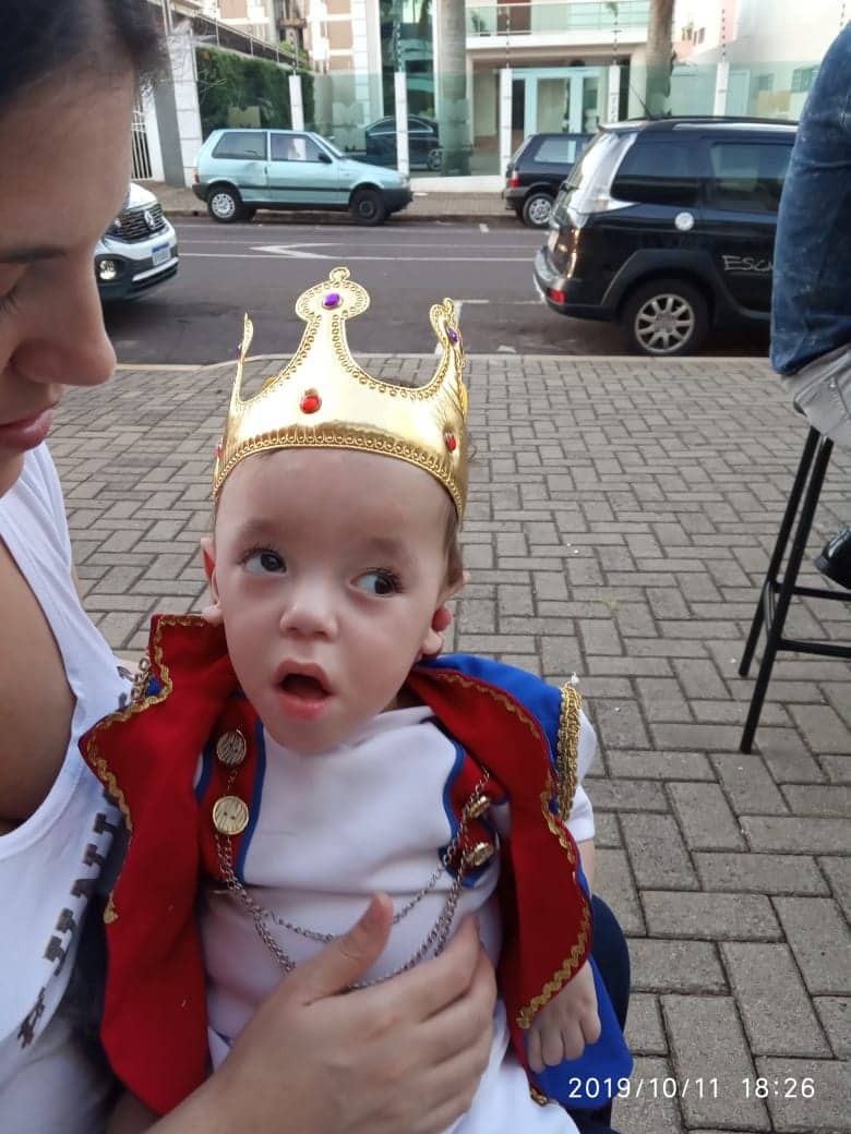 O pequeno Heitor, 1 ano e 8 meses (Foto: Reprodução/Facebook)