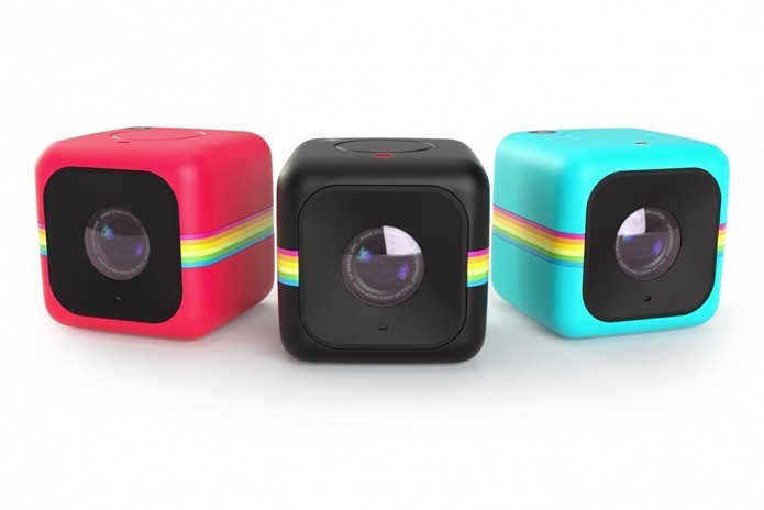 A portátil Cube traz um design com material emborrachado e em três opções de cores. (Foto: Divulgação/Polaroid)