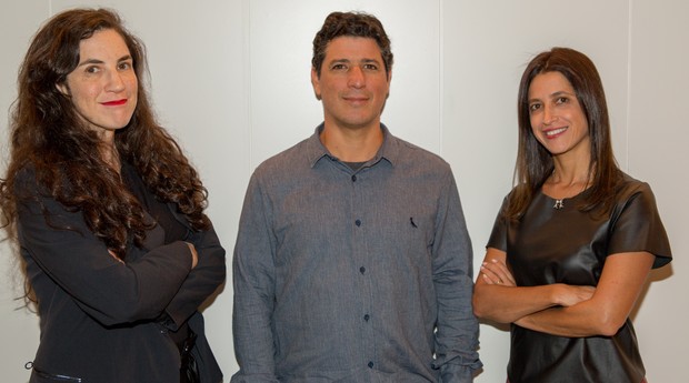 Sabrina Nudeliman Wagon, Ruben Feffer e Flavia Prats Feffer, os fundadores da Elo Studios (Foto: Divulgação)