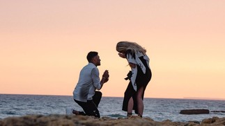 Perrie Edwards e Alex Oxlade-Chamberlain anunciam que vão se casar — Foto: Instagram / Reprodução