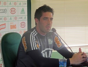 Bruno, goleiro do Palmeiras (Foto: Diego Ribeiro/GLOBOESPORTE.COM)