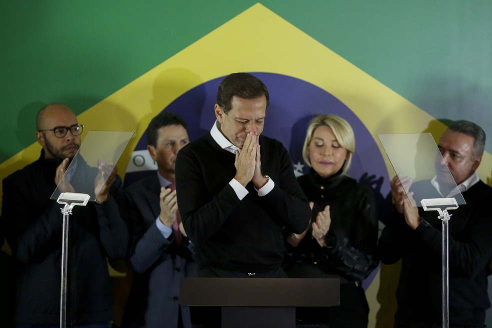 João Doria, ex-governador de SP, retirou sua pré-candidatura à Presidência pelo PSDB — Foto: Suamy Beydoun/Agif/Estadão Conteúdo