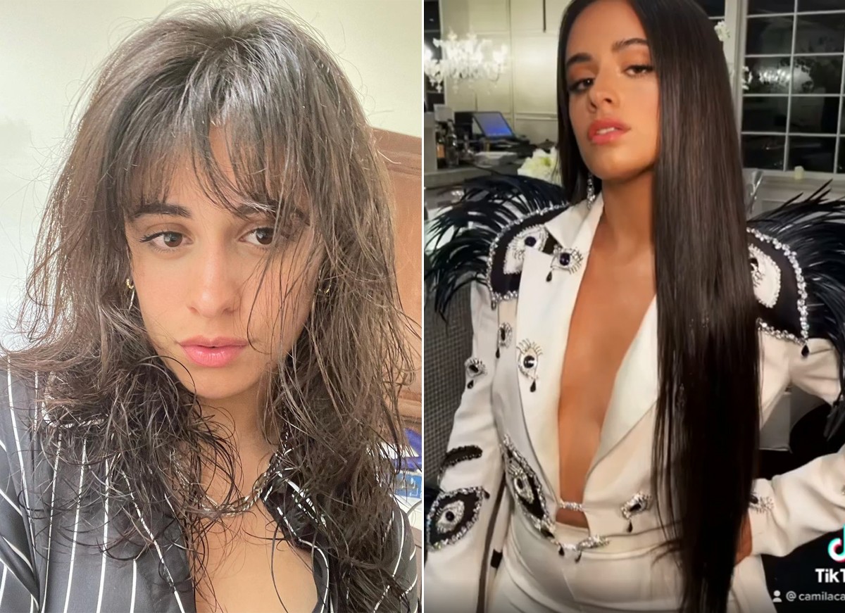 Camila Cabello mostra fios longos e lisos na web (Foto: Reprodução / Instagram)