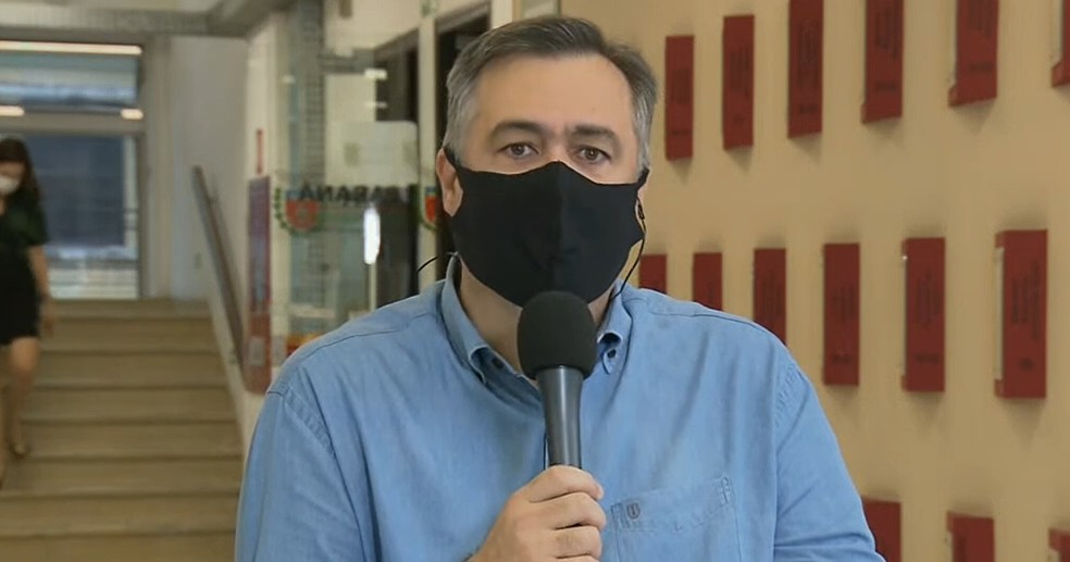 Beto Preto afirmou que vai fazer uma assembleia com todos os secretários de Saúde do Paraná para reforçar pedido — Foto: Reprodução/RPC