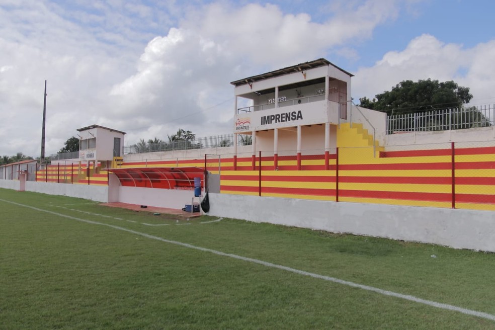 Estádio Pinheirão, em São Mateus — Foto: Alexandre Soares / Juventude Samas