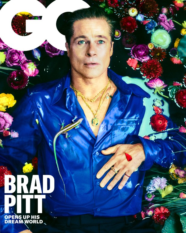 Brad Pitt é capa global da GQ (Foto: Divulgação)