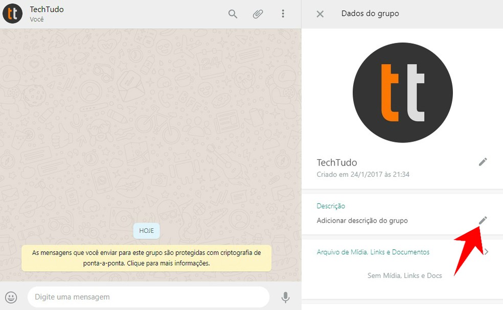 Como Mudar A Descricao De Um Grupo No Whatsapp Web Redes Sociais Techtudo