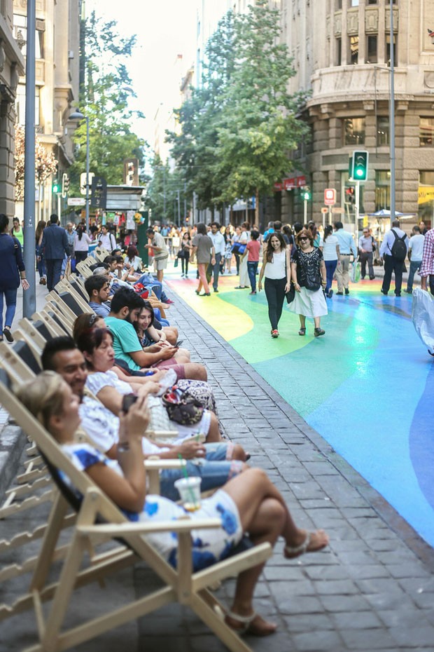 Congestionamento dá lugar a obra de arte e arquitetura em rua movimentada  (Foto: Blvckimvges e Divulgação)