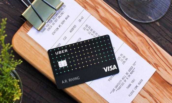 Cartão de crédito do Uber (Foto: AP/Divulgação)