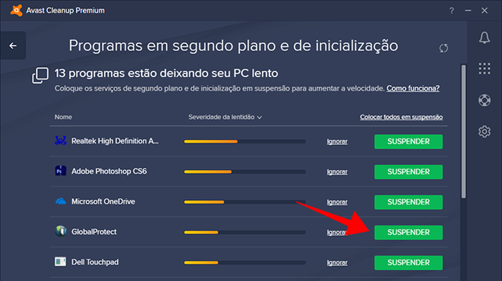 Suspenda processos de programas não utilizados no momento (Foto: Reprodução/Paulo Alves)