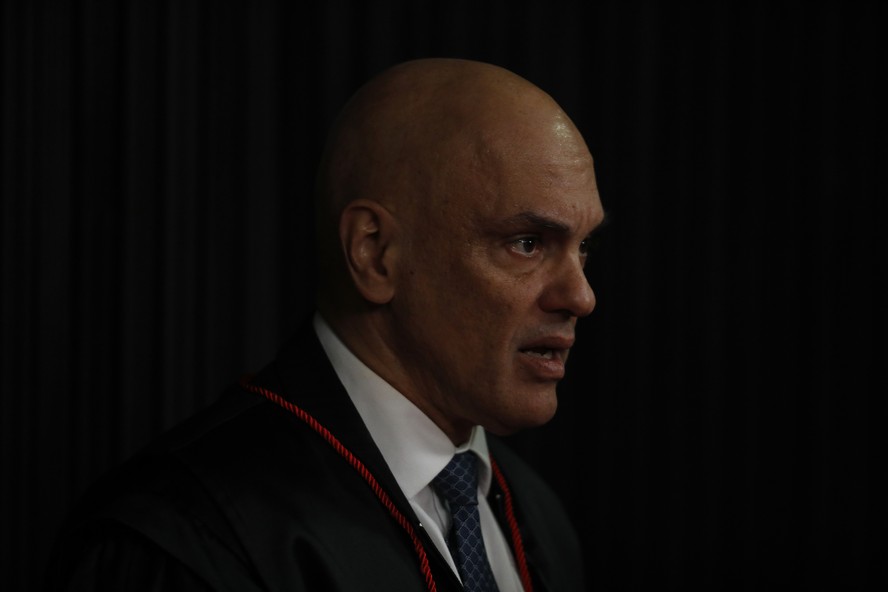 O ministro Alexandre de Moraes, presidente do TSE