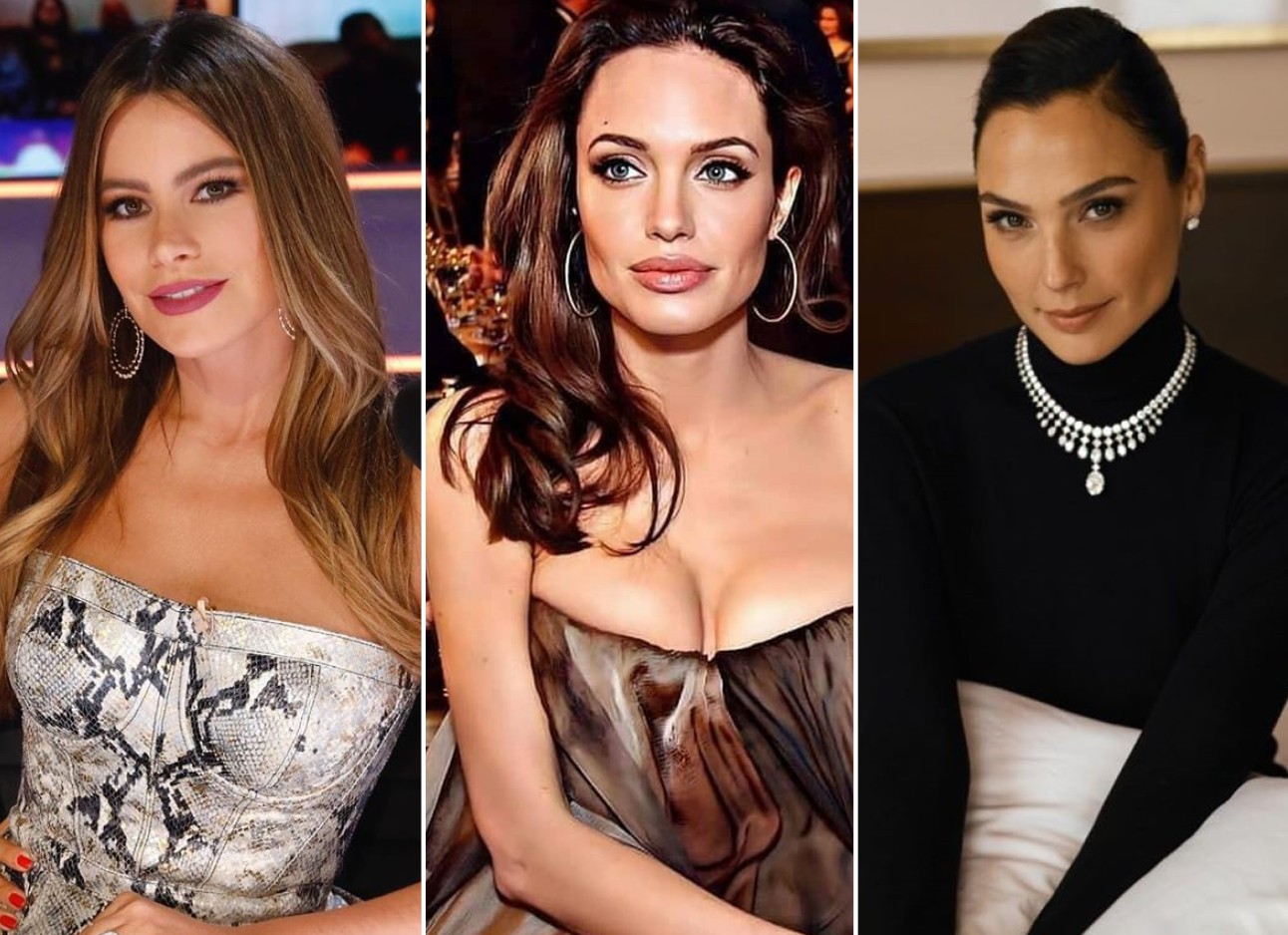 Sofia Vergara, Angelina Jolie e Gal Gadot (Foto: Reprodução Instagram)