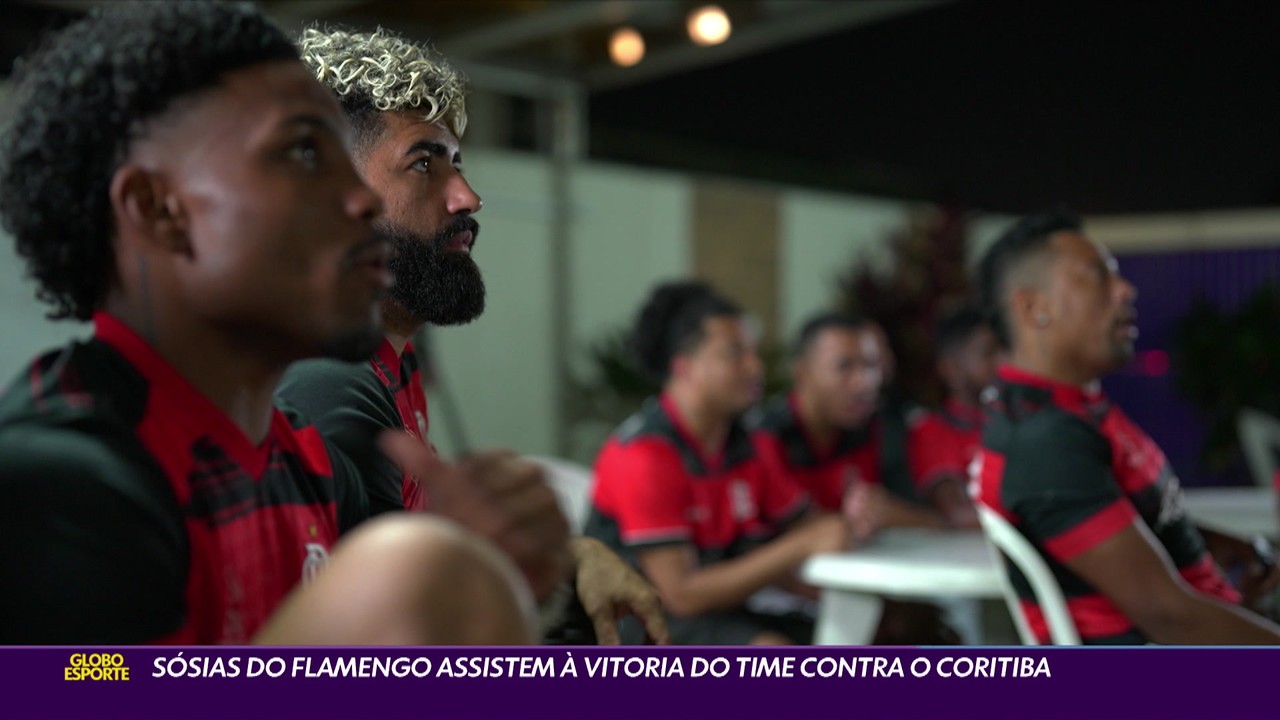 S&oacute;sias do Flamengo assistem juntos &agrave; vit&oacute;ria contra o Coritiba
