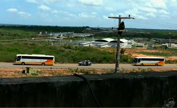Líderes de facções em presídios do Ceará são transferidos para evitar conflitos entre grupos (Foto: TV Verdes Mares/Reprodução)