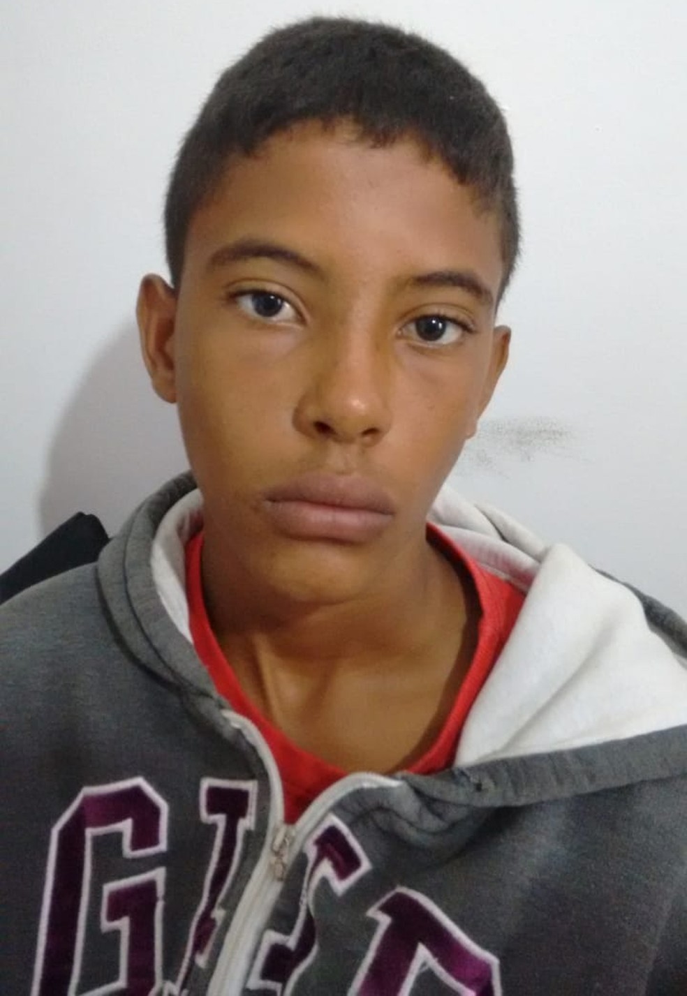 Lucas foi morto com um tiro no rosto em ItanhaÃ©m, SP.  (Foto: DivulgaÃ§Ã£o/PolÃ­cia Civil)