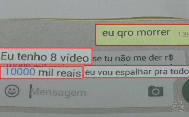 Preso ameaçou vítimas pelas redes sociais (Foto: Reprodução/Rede Amazônica no Amapá) Preso ameaçou vítimas pelas redes sociais (Foto: Reprodução/Rede Amazônica no Amapá)