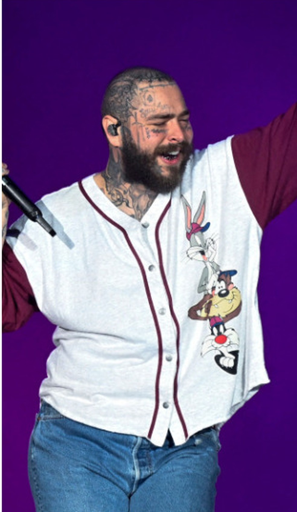 Post Malone &mdash; Foto:  Fotos de Marcelo Theobald / Ag&ecirc;ncia O Globo, Alexandre Cassiano / Ag&ecirc;ncia O Globo e Mauro Pimentel / AFP 