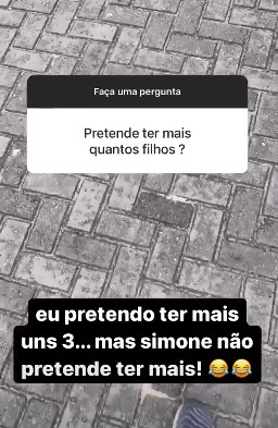 Kaká Diniz, marido de Simone, responde perguntas de fãs (Foto: Reprodução / Instagram)