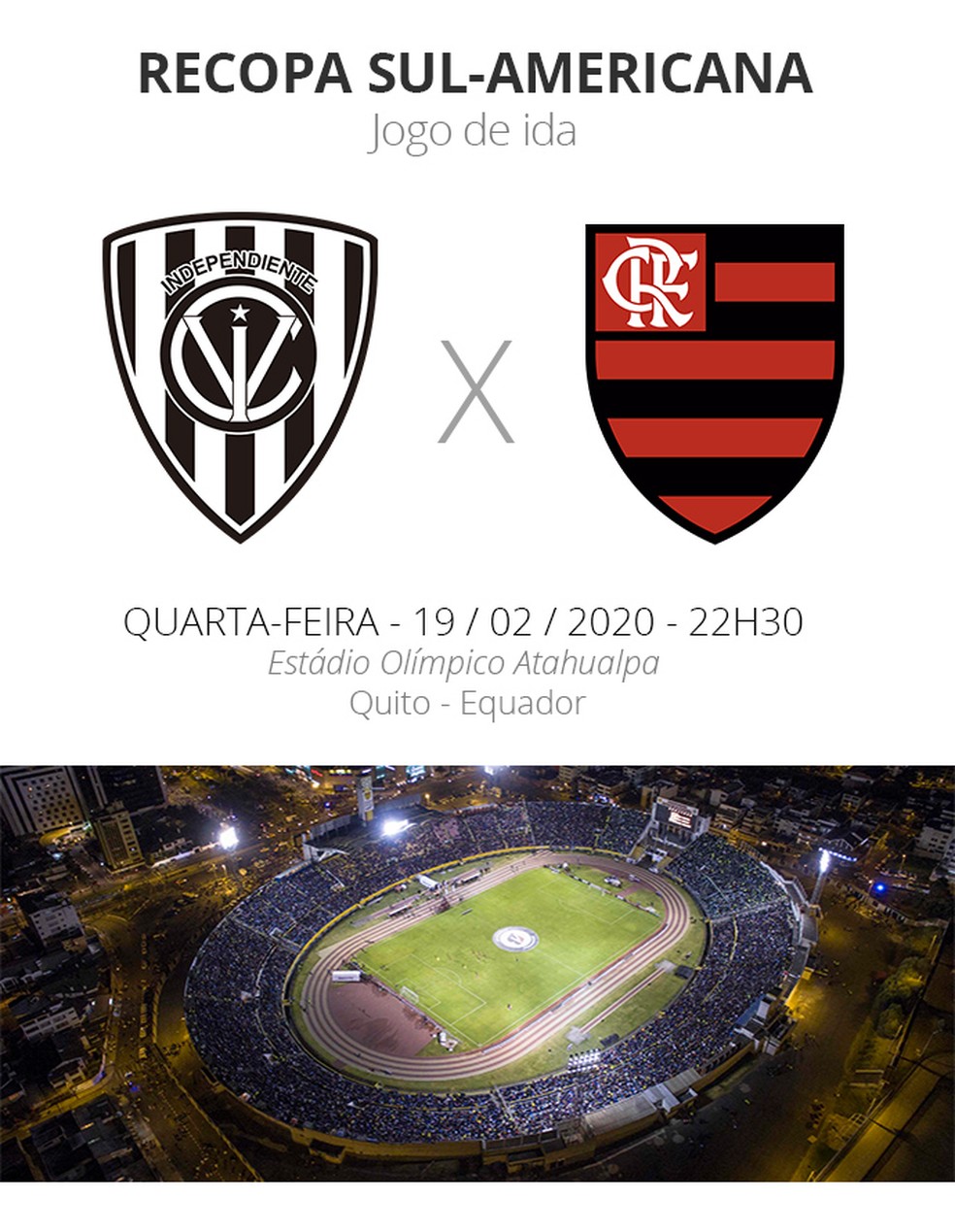 Del Valle x Flamengo — Foto: Infoesporte