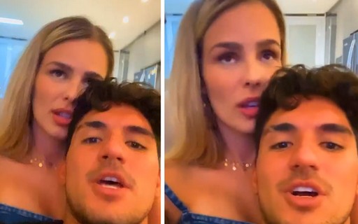 Gabriel Medina e Yasmin Brunet curtem agarradinhos live de ...