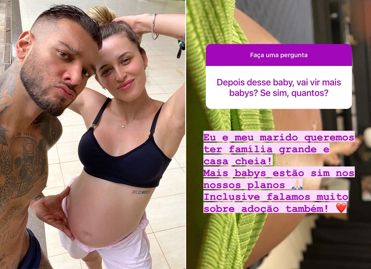 Lucas Lucco e Lorena Carvalho esperam Lucas (Foto: Reprodução / Instagram)