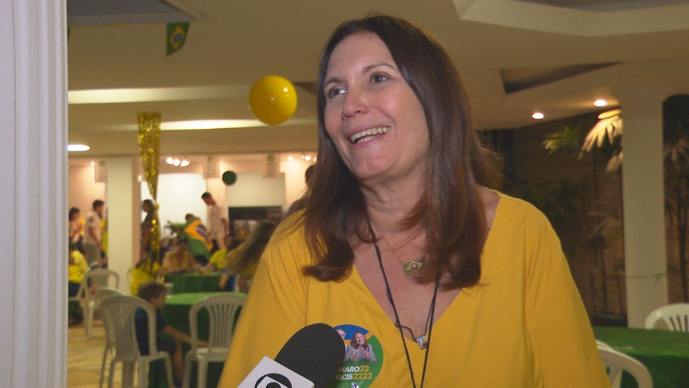 Bia Kicis (PL) foi deputada federal mais votada no DF, em 2022 — Foto: TV Globo/Reprodução