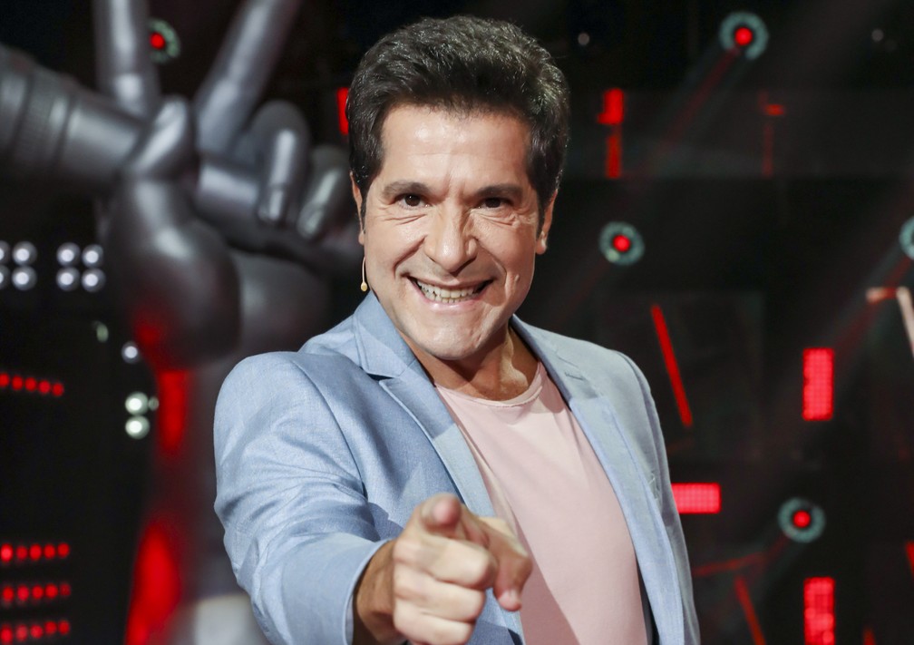 Daniel volta ao "The Voice" e integra time de técnicos da versão exclusiva para cantores com mais de 60 anos — Foto: Globo/João Miguel Júnior