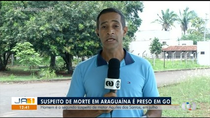 Segundo suspeito de cometer um assassinato em Araguaíana é preso em Goiás
