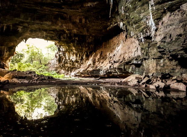 Parque Nacional Cavernas do Peruaçu, em Minas Gerais (Foto: Mirian Kurushima/ Divulgação ICMBio )
