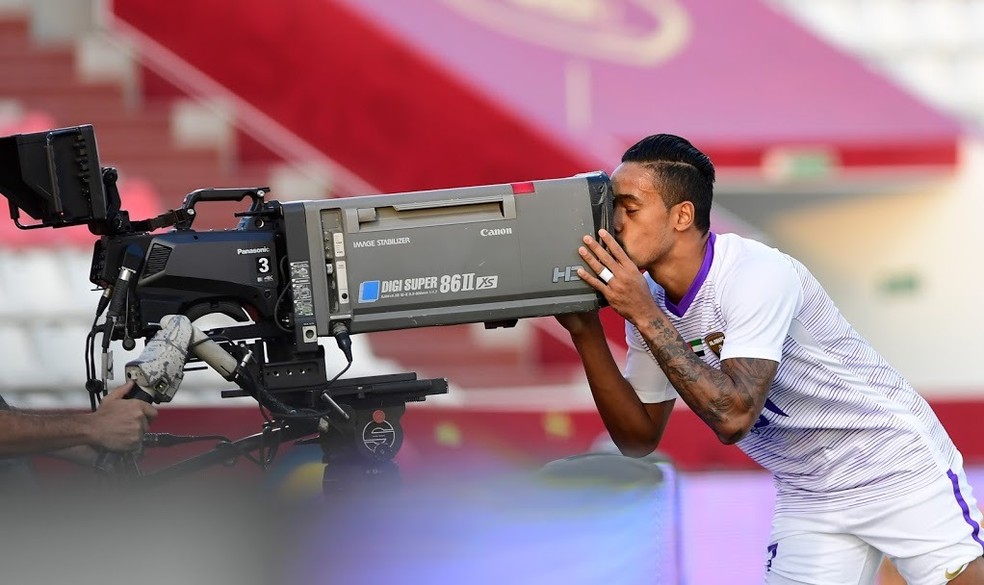 Brasileiro Caio é uma das esperanças do Al Ain para aprontar para cima do River — Foto: Divulgação / Arquivo pessoal