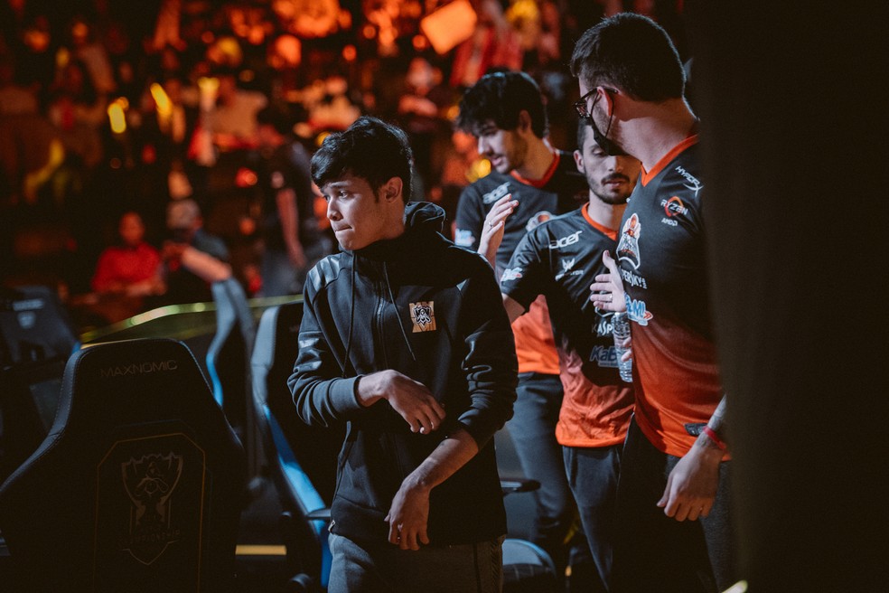 KaBuM em ação no Mundial de LoL — Foto: Bruno Alvares/Riot Games/Divulgação