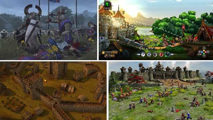 Medieval II: Total War Kingdoms, CastleStorm, Stronghold 3 e Age of Empires III s?o alguns dos maiores jogos de guerras medievais (Arte: Daniel Ribeiro)