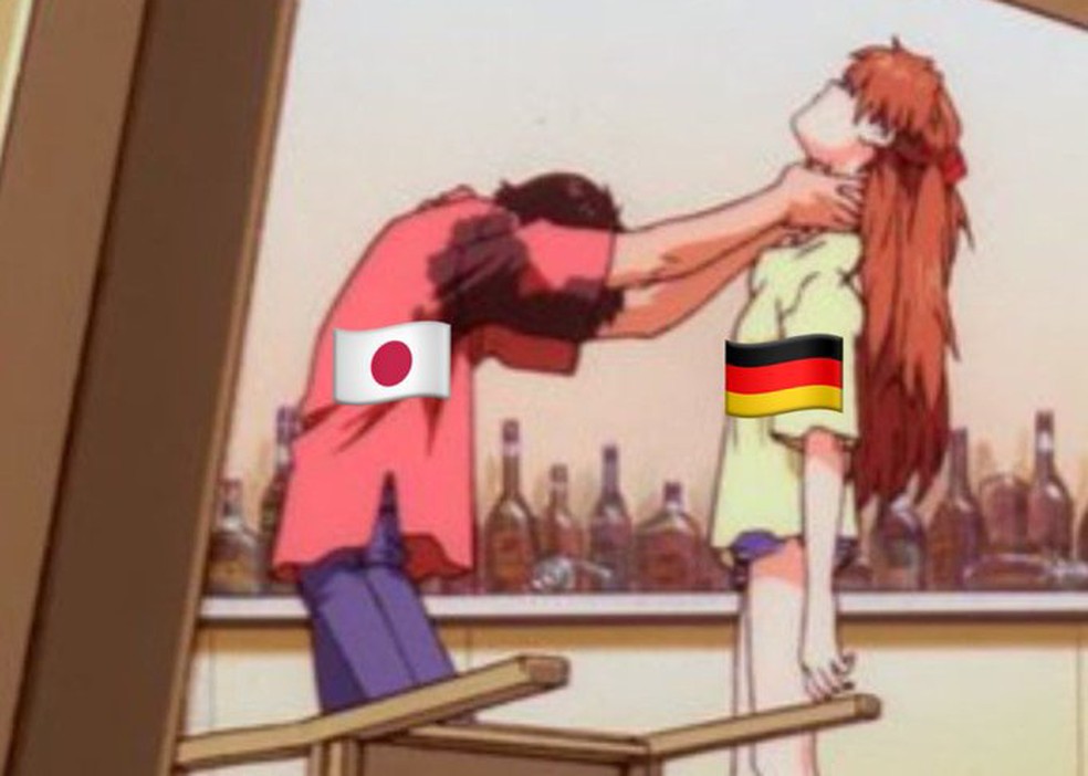 Japão vence Alemanha na Copa, e brasileiros fazem memes nas redes sociais — Foto: Reprodução/Twitter