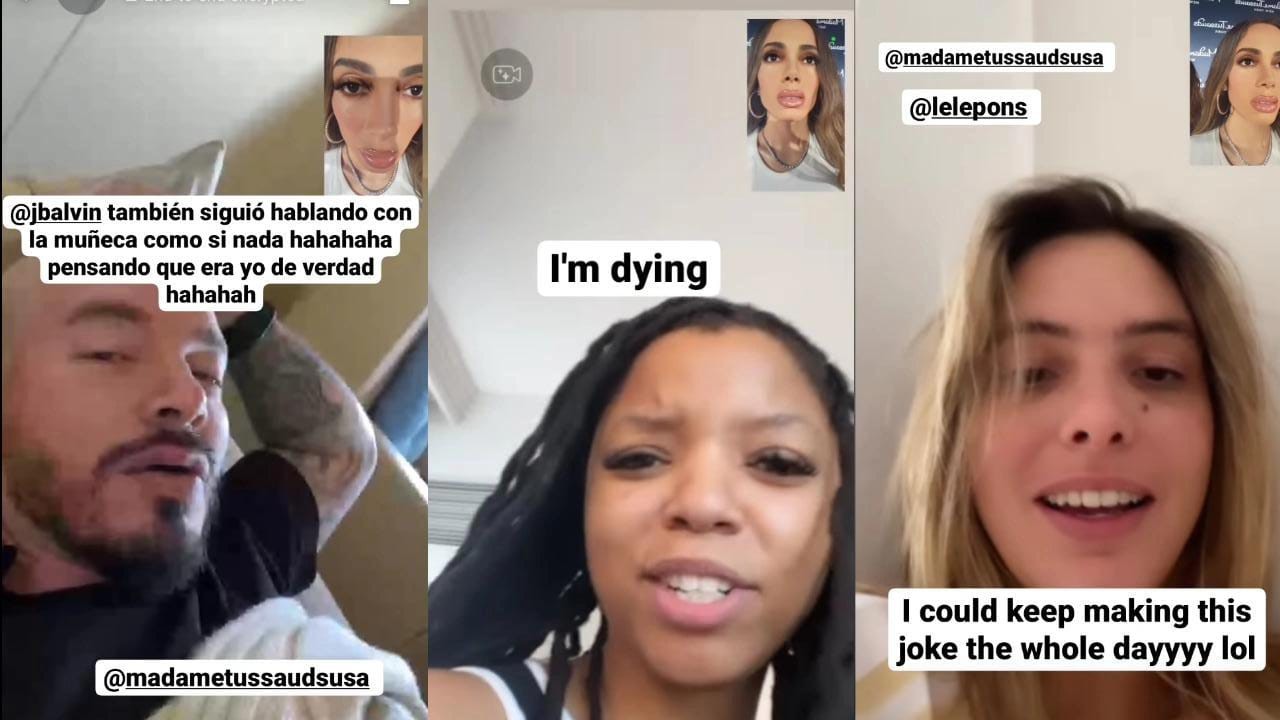 Anitta passa trote em J Balvin, Chloe Bailey e Lele Pons (Foto: Reprodução / Instagram)