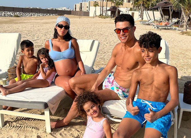 Cristiano Ronaldo, Georgina Rodríguez e família em Dubai (Foto: Reprodução/ Instagram)